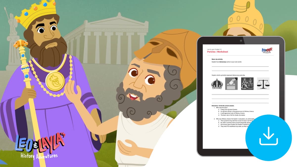 "Leo & Layla: Pericles" Worksheet