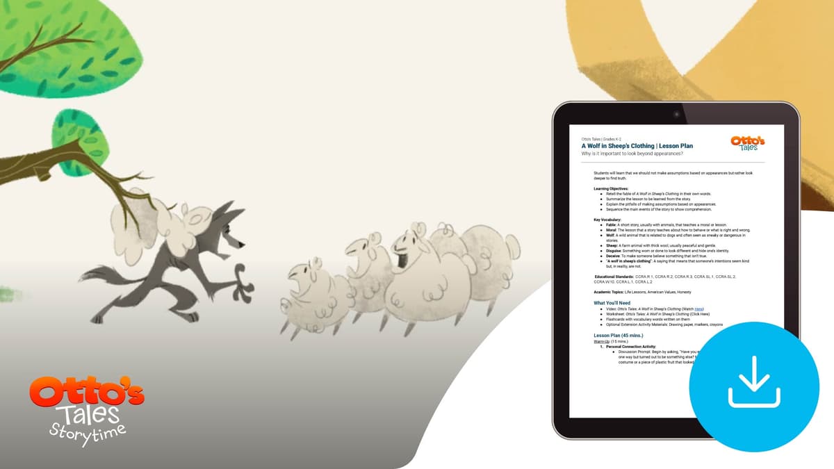 "Otto's Tales: A Wolf In Sheep's Clothing" Lesson Plan