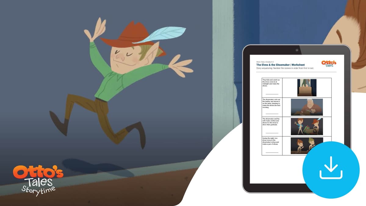 "Otto's Tales: The Elves & the Shoemaker" Worksheet