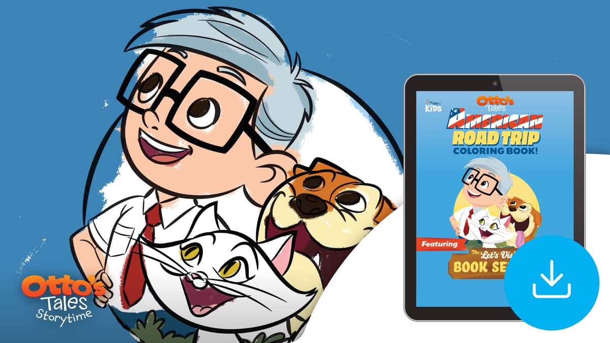 Otto's Tales American Road Trip Coloring Book