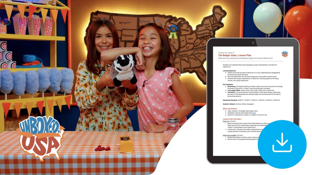 "Unboxed, USA: The Badger State" Lesson Plan