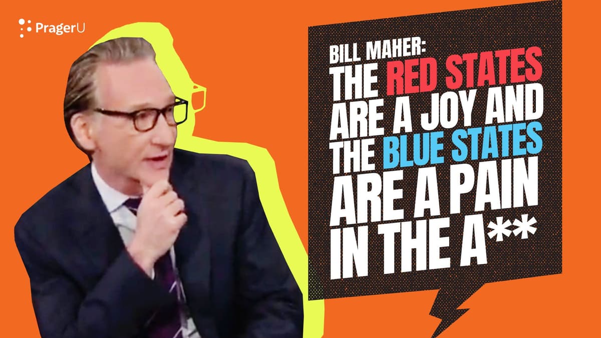 Bill Maher Compares Red States vs. Blue States