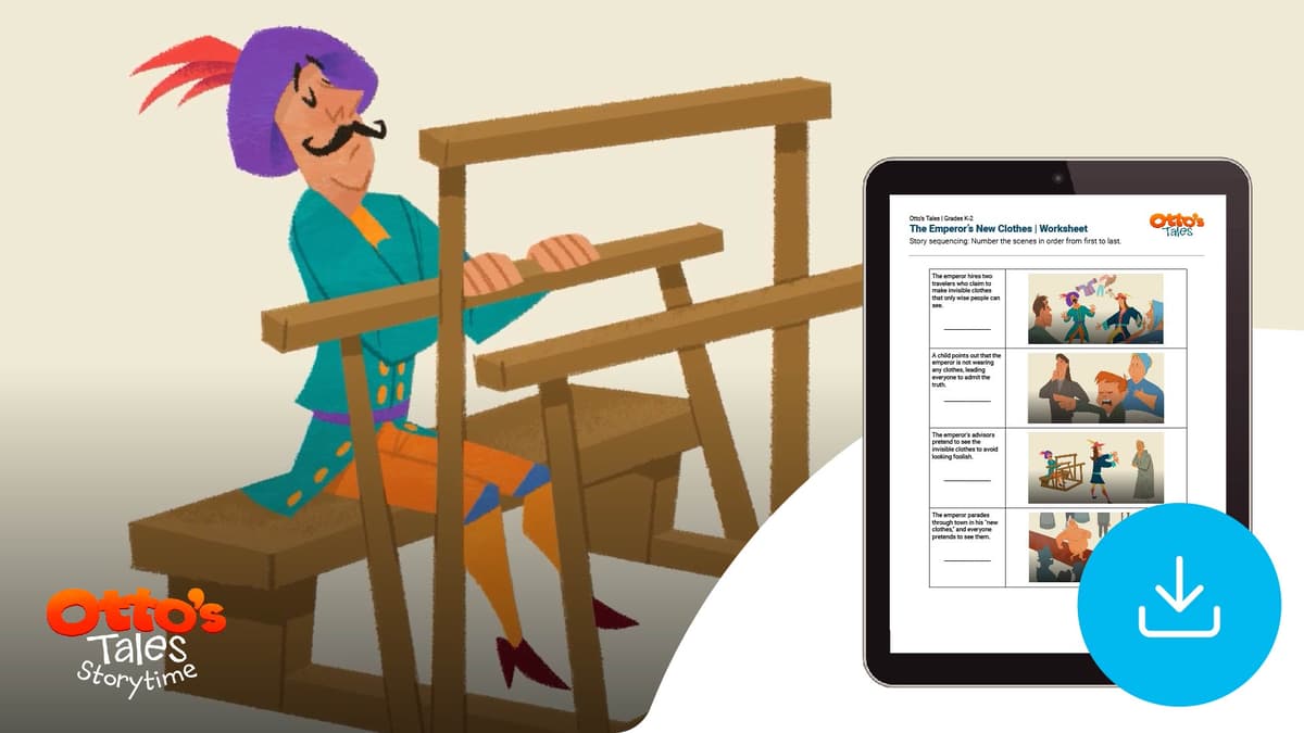 "Otto's Tales: The Emperor's New Clothes" Worksheet