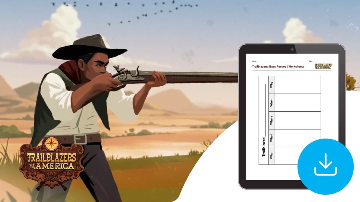 "Trailblazers of America: Bass Reeves" Worksheets