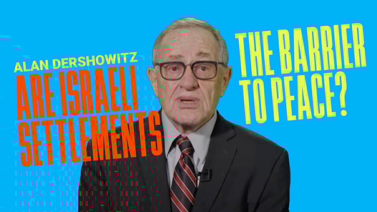 Are Israeli Settlements the Barrier to Peace?
