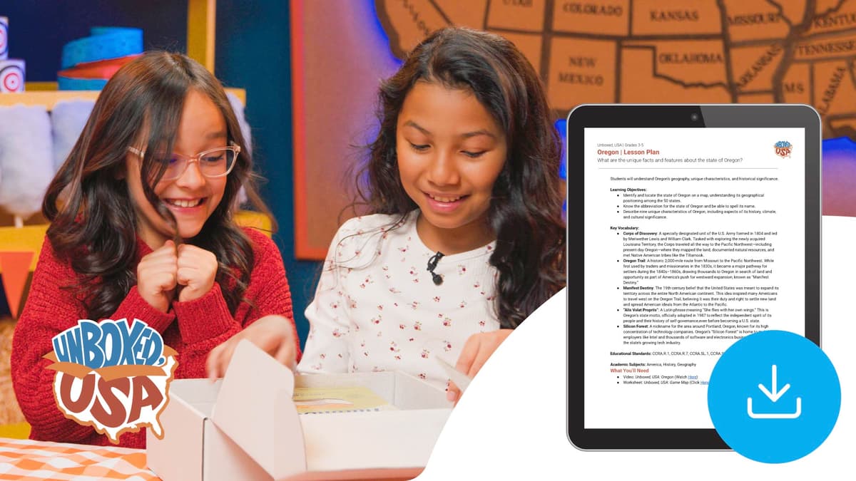 "Unboxed, USA: Oregon" Lesson Plan