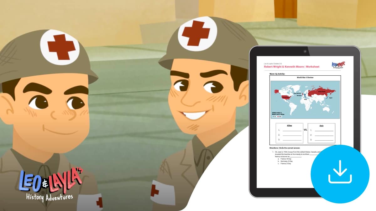 "Leo & Layla: Robert Wright & Kenneth Moore" Worksheet