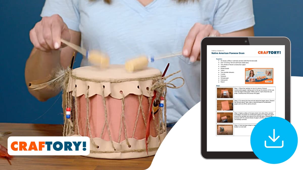 "Craftory: Native American Pow Wow Drum" Instructions