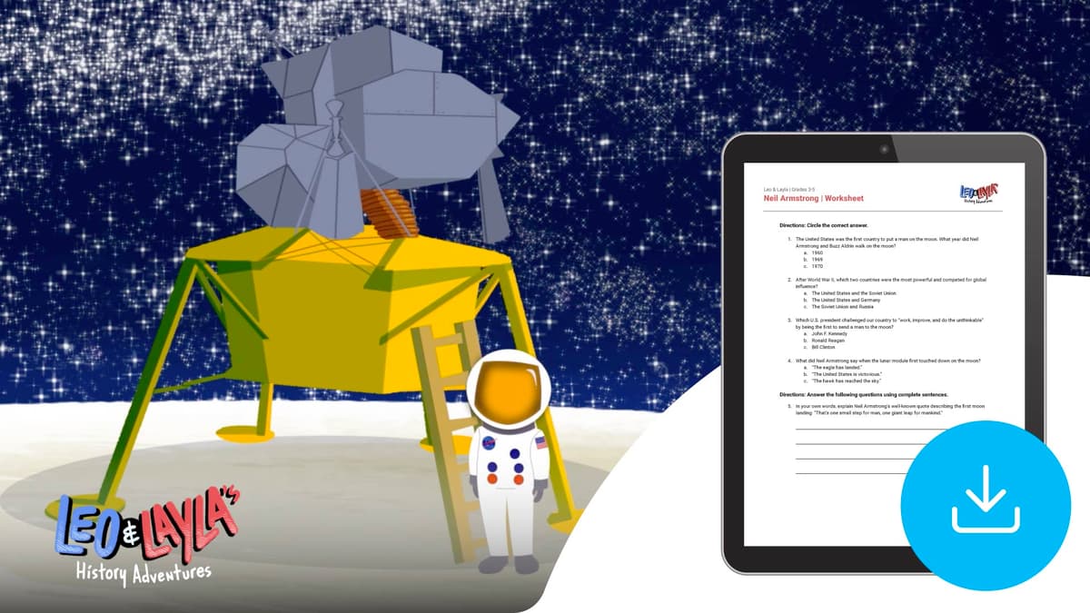 “Leo & Layla: Neil Armstrong” Worksheet