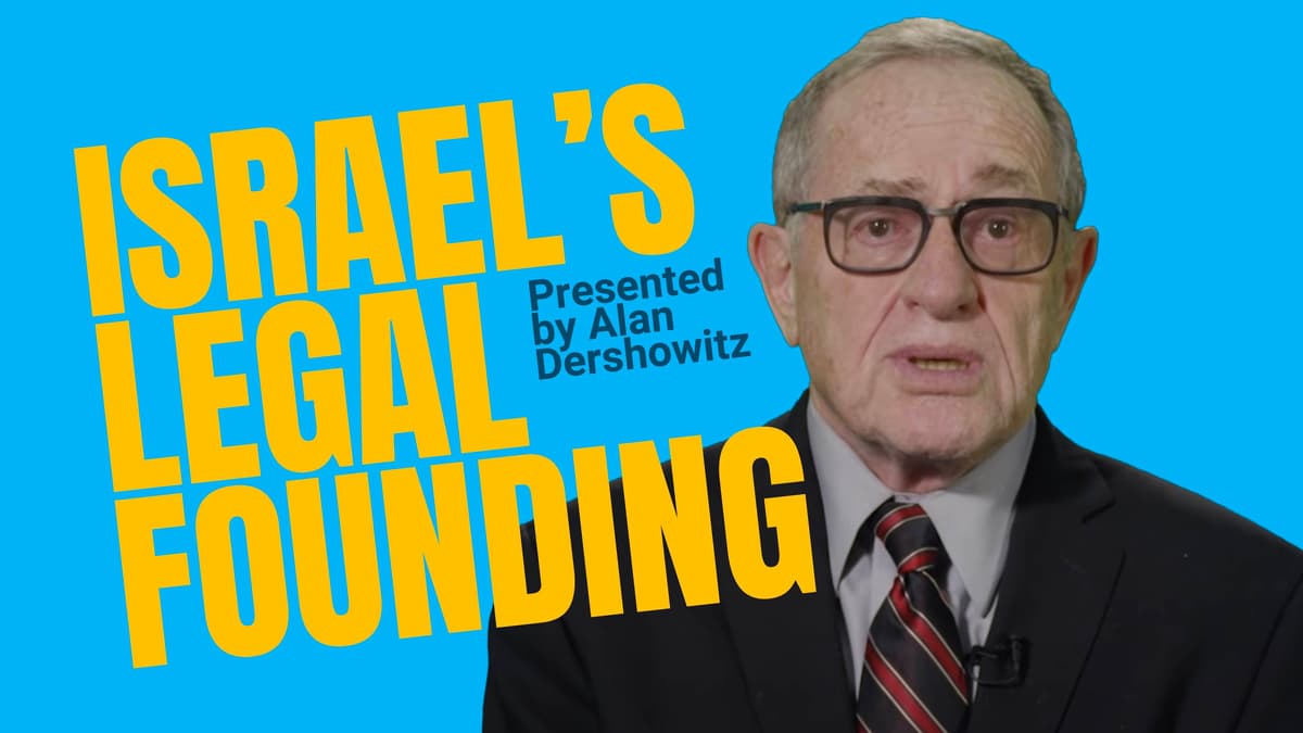 Israel's Legal Founding