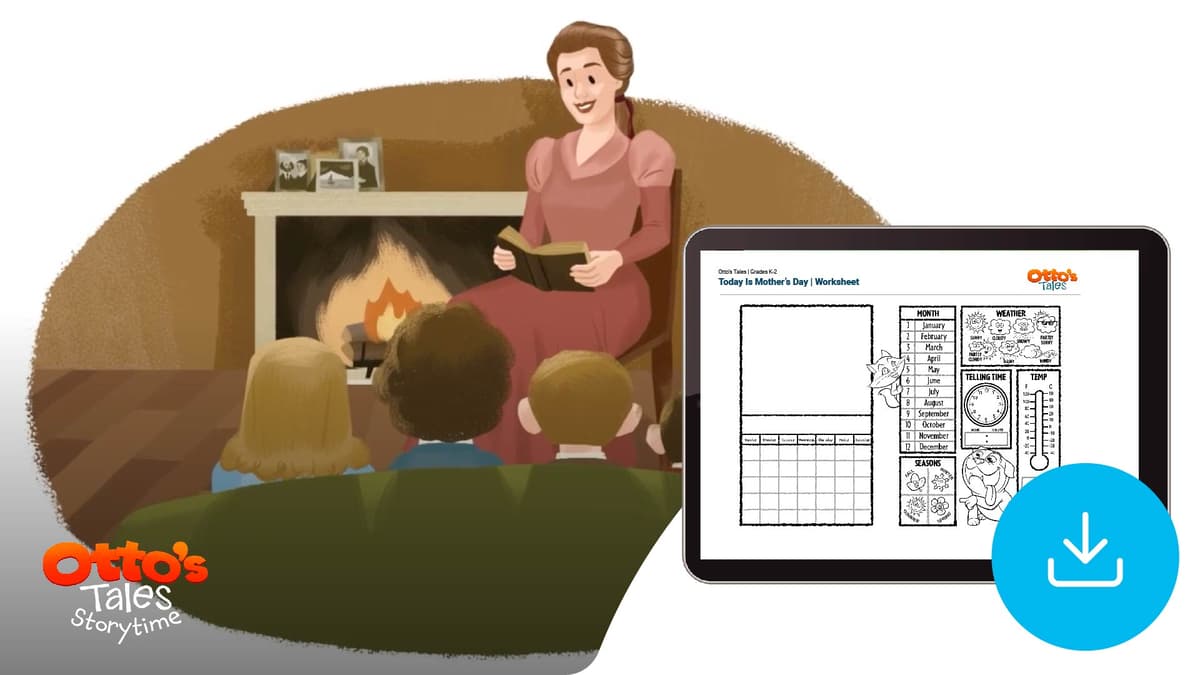 "Otto's Tales: Today Is Mother's Day" Worksheet