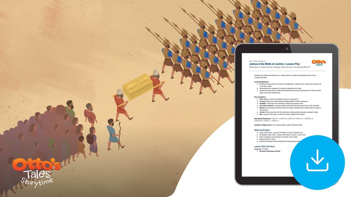 "Otto's Tales: Joshua & the Walls of Jericho" Lesson Plan