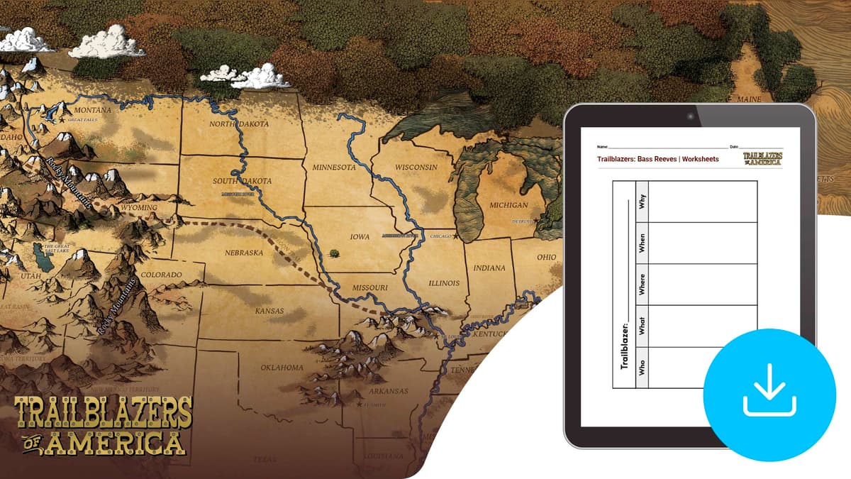 "Trailblazers of America: Bass Reeves" Worksheets