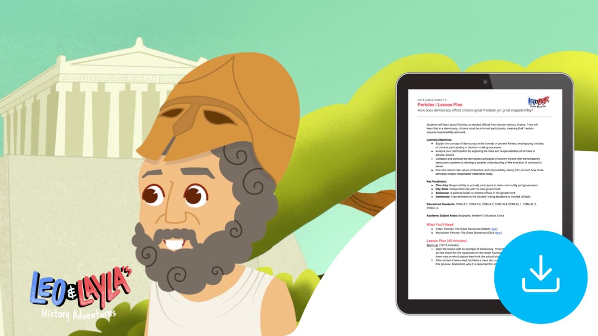 "Leo & Layla: Pericles" Lesson Plan