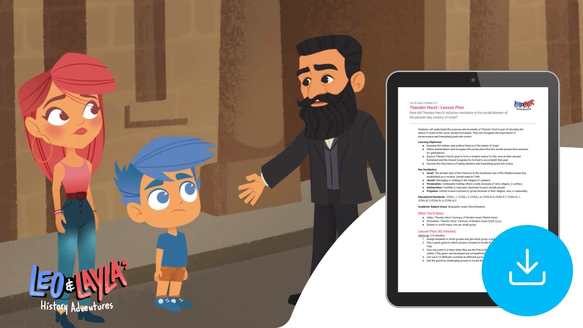 "Leo & Layla: Theodor Herzl" Lesson Plan
