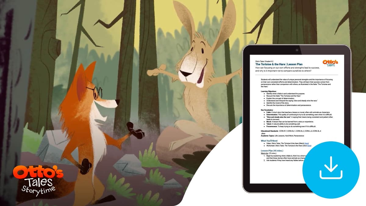 "Otto's Tales: The Tortoise & the Hare" Lesson Plan