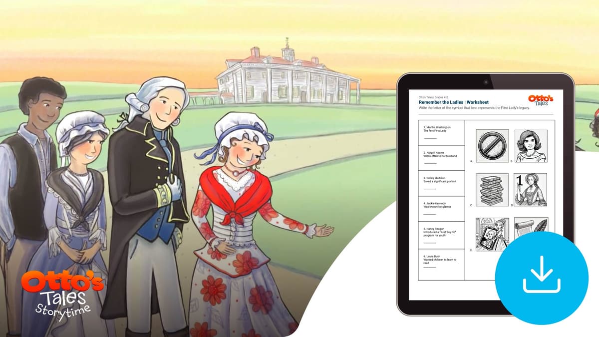 "Otto's Tales: Remember the Ladies" Worksheet