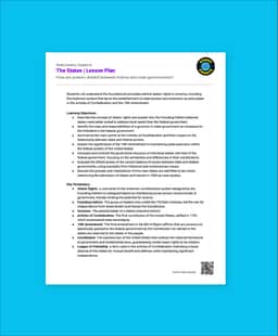 "Street Smarts: The States" Lesson Plan