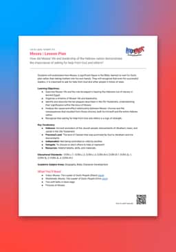 "Leo & Layla: Moses" Lesson Plan