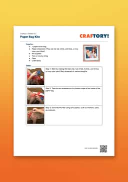 "Craftory: Paper Bag Kite" Instructions