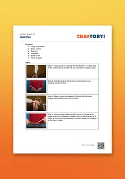 "Craftory: Quill Pen" Instructions