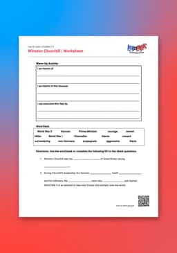 "Leo & Layla: Winston Churchill" Worksheet