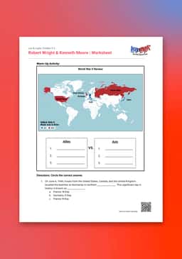 "Leo & Layla: Robert Wright & Kenneth Moore" Worksheet