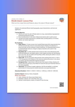 "Unboxed, USA: Rhode Island" Lesson Plan