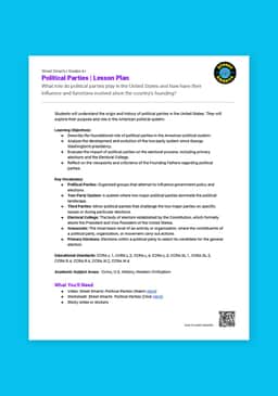 "Street Smarts: Political Parties" Lesson Plan