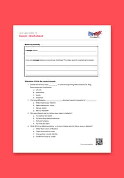 "Leo & Layla: Daniel" Worksheet