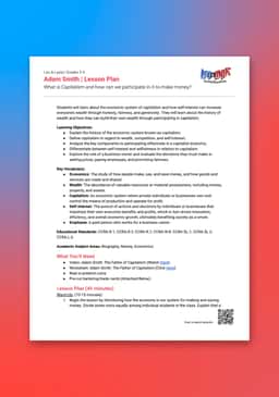 "Leo & Layla: Adam Smith" Lesson Plan