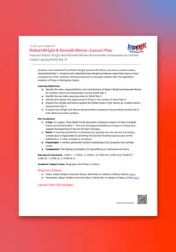 "Leo & Layla: Robert Wright & Kenneth Moore" Lesson Plan