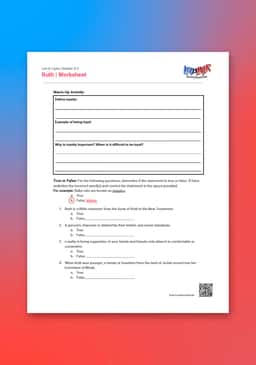 "Leo & Layla: Ruth" Worksheet