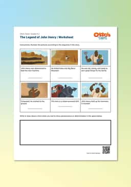 "Otto's Tales: The Legend of John Henry" Worksheet