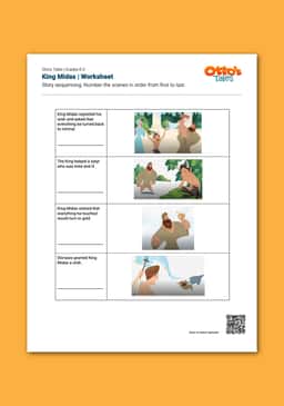"Otto's Tales: King Midas" Worksheet