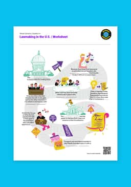 "Street Smarts: Lawmaking in the U.S." Worksheet