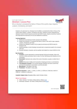 "Leo & Layla: Abraham" Lesson Plan