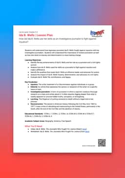"Leo & Layla: Ida B. Wells" Lesson Plan