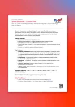 "Leo & Layla: Queen Elizabeth I" Lesson Plan