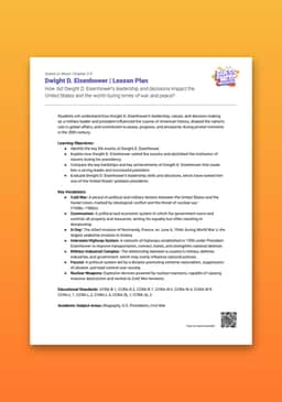 "Guess or Mess: Dwight D. Eisenhower" Lesson Plan