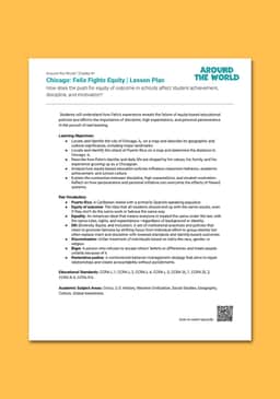 "Chicago: Felix Fights Equity" Lesson Plan