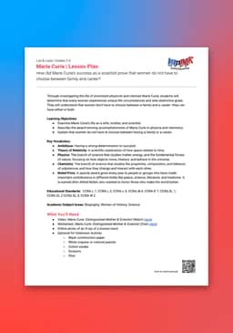 "Leo & Layla: Marie Curie" Lesson Plan