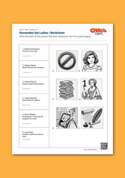 "Otto's Tales: Remember the Ladies" Worksheet