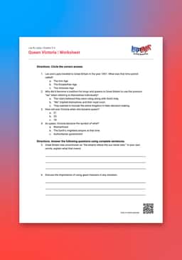 "Leo & Layla: Queen Victoria" Worksheet