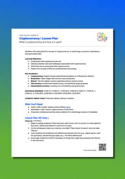 "Cash Course: Cryptocurrency" Lesson Plan
