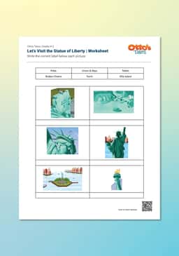 "Otto's Tales: Let's Visit the Statue of Liberty" Worksheet