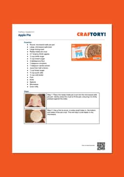 "Craftory: Apple Pie" Instructions