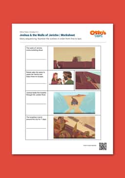 "Otto's Tales: Joshua & the Walls of Jericho" Worksheet