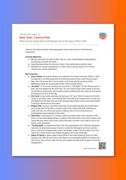 "Unboxed, USA: New York" Lesson Plan