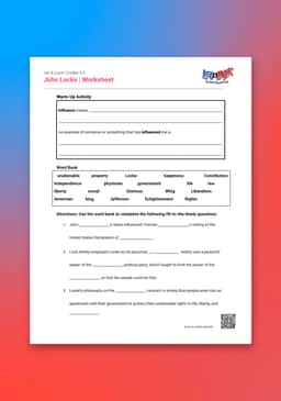 "Leo & Layla: John Locke" Worksheet